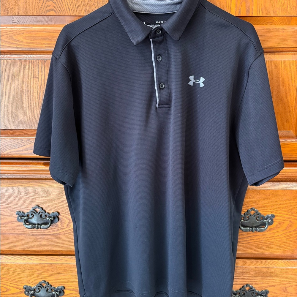 Under Armour Black Performance Polo Shirt